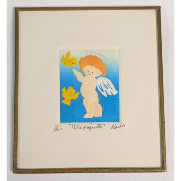 Rocio Pindter Mi Pajarito Limited Edition Print Framed 'My little bird' - Picture 1 of 14
